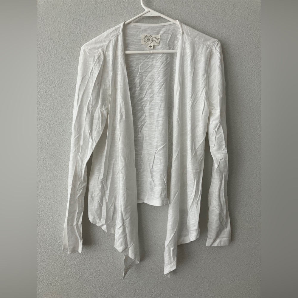 Destination 365 Draped Knit Cardigan - white (sz) A601910